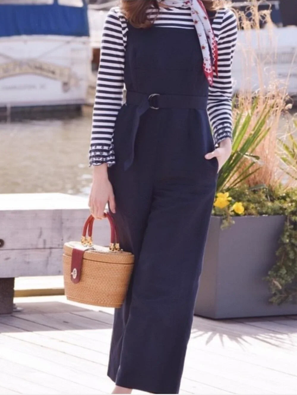 brooks brothers ♡ linen jumpsuit 12 coastal grandma resort old money minimalist
